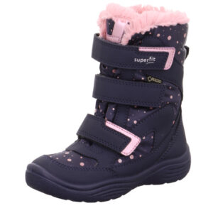 Dívčí kotníčková zimní zateplená obuv Superfit s GORETEXem 1-009090-8000